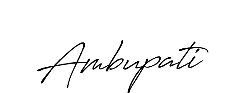 Ambupati stylish signature style. Best Handwritten Sign (Antro_Vectra_Bolder) for my name. Handwritten Signature Collection Ideas for my name Ambupati. Ambupati signature style 7 images and pictures png