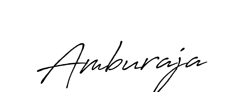 Amburaja stylish signature style. Best Handwritten Sign (Antro_Vectra_Bolder) for my name. Handwritten Signature Collection Ideas for my name Amburaja. Amburaja signature style 7 images and pictures png