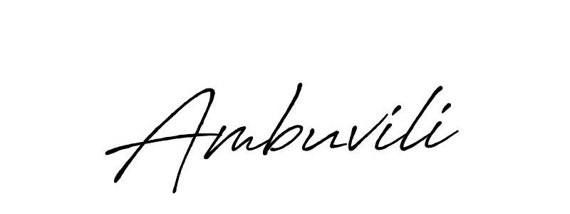 The best way (Antro_Vectra_Bolder) to make a short signature is to pick only two or three words in your name. The name Ambuvili include a total of six letters. For converting this name. Ambuvili signature style 7 images and pictures png