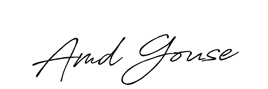 Amd Gouse stylish signature style. Best Handwritten Sign (Antro_Vectra_Bolder) for my name. Handwritten Signature Collection Ideas for my name Amd Gouse. Amd Gouse signature style 7 images and pictures png