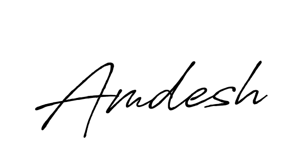 Once you've used our free online signature maker to create your best signature Antro_Vectra_Bolder style, it's time to enjoy all of the benefits that Amdesh name signing documents. Amdesh signature style 7 images and pictures png