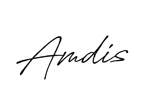 Make a beautiful signature design for name Amdis. With this signature (Antro_Vectra_Bolder) style, you can create a handwritten signature for free. Amdis signature style 7 images and pictures png