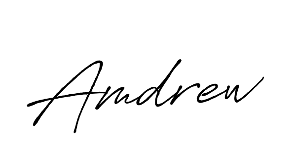 Also You can easily find your signature by using the search form. We will create Amdrew name handwritten signature images for you free of cost using Antro_Vectra_Bolder sign style. Amdrew signature style 7 images and pictures png