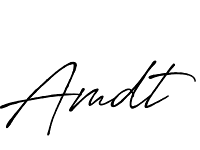Create a beautiful signature design for name Amdt. With this signature (Antro_Vectra_Bolder) fonts, you can make a handwritten signature for free. Amdt signature style 7 images and pictures png