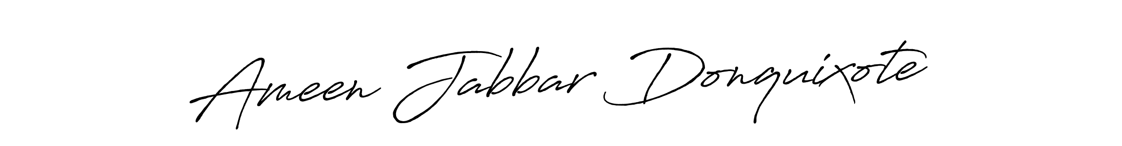 It looks lik you need a new signature style for name Ameen Jabbar Donquixote. Design unique handwritten (Antro_Vectra_Bolder) signature with our free signature maker in just a few clicks. Ameen Jabbar Donquixote signature style 7 images and pictures png