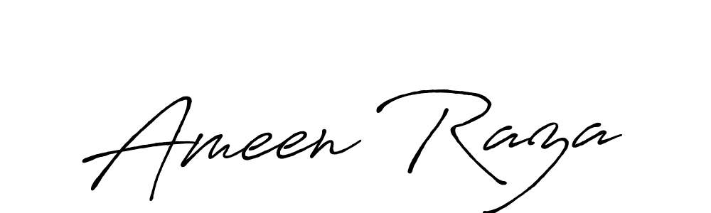 Make a beautiful signature design for name Ameen Raza. Use this online signature maker to create a handwritten signature for free. Ameen Raza signature style 7 images and pictures png