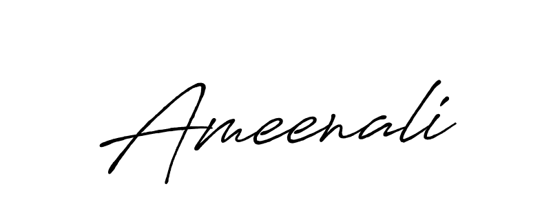 Ameenali stylish signature style. Best Handwritten Sign (Antro_Vectra_Bolder) for my name. Handwritten Signature Collection Ideas for my name Ameenali. Ameenali signature style 7 images and pictures png