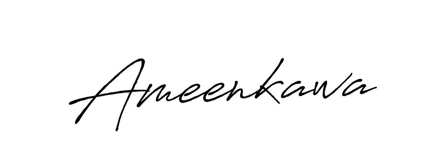 Antro_Vectra_Bolder is a professional signature style that is perfect for those who want to add a touch of class to their signature. It is also a great choice for those who want to make their signature more unique. Get Ameenkawa name to fancy signature for free. Ameenkawa signature style 7 images and pictures png