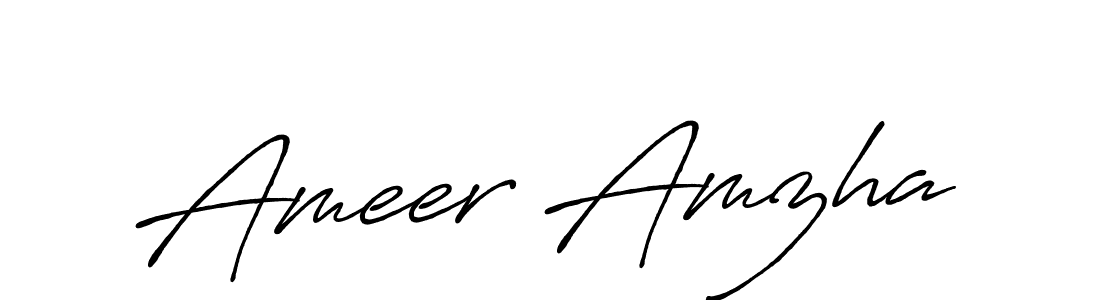 Best and Professional Signature Style for Ameer Amzha. Antro_Vectra_Bolder Best Signature Style Collection. Ameer Amzha signature style 7 images and pictures png