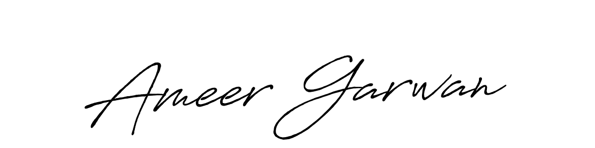 Once you've used our free online signature maker to create your best signature Antro_Vectra_Bolder style, it's time to enjoy all of the benefits that Ameer Garwan name signing documents. Ameer Garwan signature style 7 images and pictures png