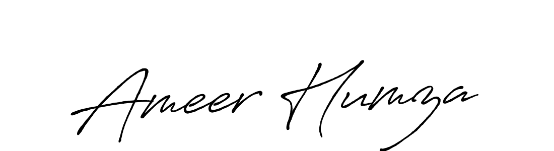 Also You can easily find your signature by using the search form. We will create Ameer Humza name handwritten signature images for you free of cost using Antro_Vectra_Bolder sign style. Ameer Humza signature style 7 images and pictures png