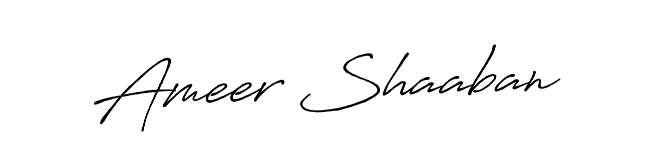 It looks lik you need a new signature style for name Ameer Shaaban. Design unique handwritten (Antro_Vectra_Bolder) signature with our free signature maker in just a few clicks. Ameer Shaaban signature style 7 images and pictures png