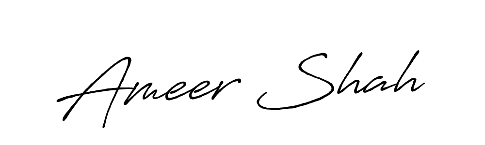 Make a beautiful signature design for name Ameer Shah. Use this online signature maker to create a handwritten signature for free. Ameer Shah signature style 7 images and pictures png