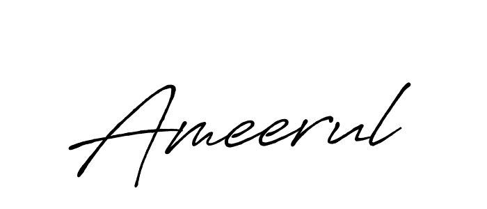 Ameerul stylish signature style. Best Handwritten Sign (Antro_Vectra_Bolder) for my name. Handwritten Signature Collection Ideas for my name Ameerul. Ameerul signature style 7 images and pictures png