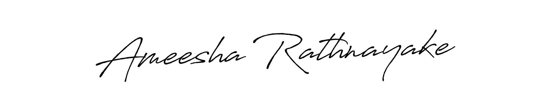Design your own signature with our free online signature maker. With this signature software, you can create a handwritten (Antro_Vectra_Bolder) signature for name Ameesha Rathnayake. Ameesha Rathnayake signature style 7 images and pictures png