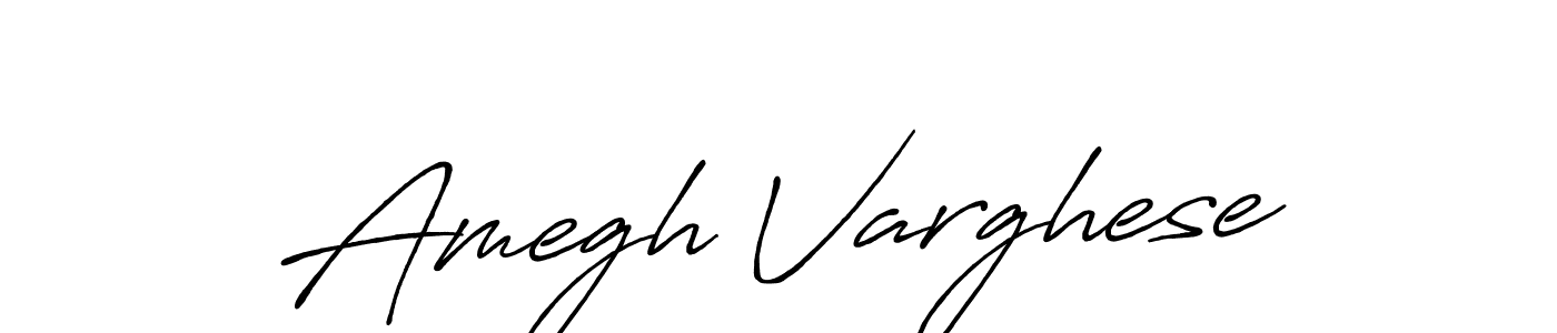 Also we have Amegh Varghese name is the best signature style. Create professional handwritten signature collection using Antro_Vectra_Bolder autograph style. Amegh Varghese signature style 7 images and pictures png
