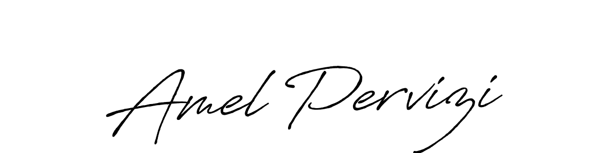 Also we have Amel Pervizi name is the best signature style. Create professional handwritten signature collection using Antro_Vectra_Bolder autograph style. Amel Pervizi signature style 7 images and pictures png