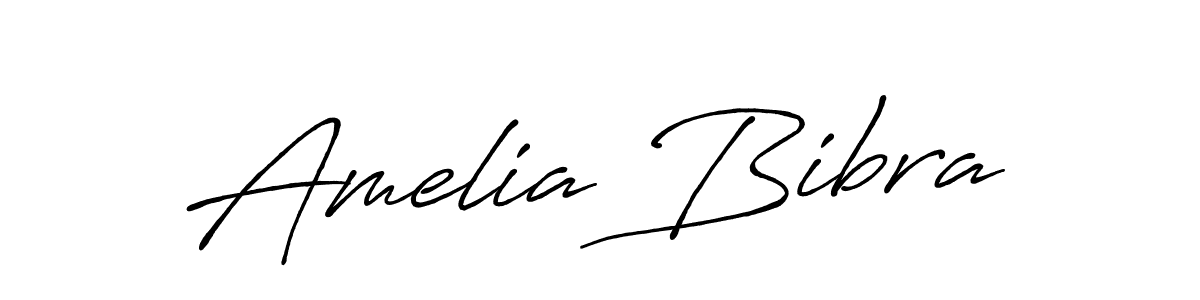 Amelia Bibra stylish signature style. Best Handwritten Sign (Antro_Vectra_Bolder) for my name. Handwritten Signature Collection Ideas for my name Amelia Bibra. Amelia Bibra signature style 7 images and pictures png