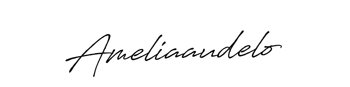 How to make Ameliaaudelo signature? Antro_Vectra_Bolder is a professional autograph style. Create handwritten signature for Ameliaaudelo name. Ameliaaudelo signature style 7 images and pictures png