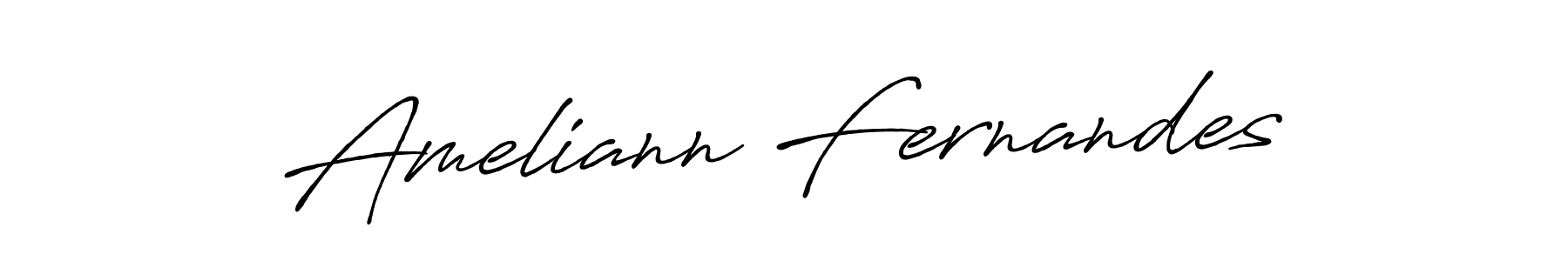 It looks lik you need a new signature style for name Ameliann Fernandes. Design unique handwritten (Antro_Vectra_Bolder) signature with our free signature maker in just a few clicks. Ameliann Fernandes signature style 7 images and pictures png