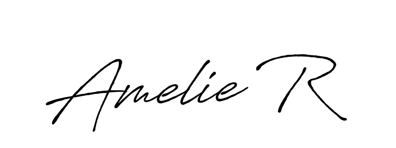 Also we have Amelie R name is the best signature style. Create professional handwritten signature collection using Antro_Vectra_Bolder autograph style. Amelie R signature style 7 images and pictures png