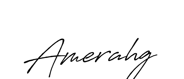 It looks lik you need a new signature style for name Amerahg. Design unique handwritten (Antro_Vectra_Bolder) signature with our free signature maker in just a few clicks. Amerahg signature style 7 images and pictures png