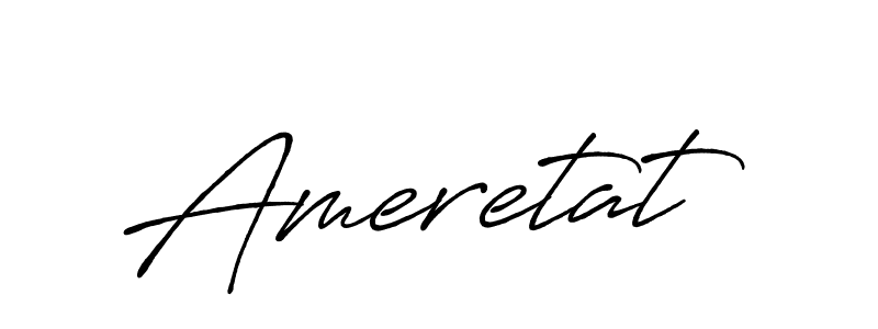 Also we have Ameretat name is the best signature style. Create professional handwritten signature collection using Antro_Vectra_Bolder autograph style. Ameretat signature style 7 images and pictures png