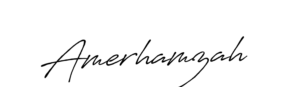How to make Amerhamzah signature? Antro_Vectra_Bolder is a professional autograph style. Create handwritten signature for Amerhamzah name. Amerhamzah signature style 7 images and pictures png