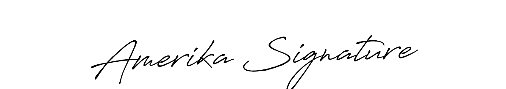 Design your own signature with our free online signature maker. With this signature software, you can create a handwritten (Antro_Vectra_Bolder) signature for name Amerika Signature. Amerika Signature signature style 7 images and pictures png