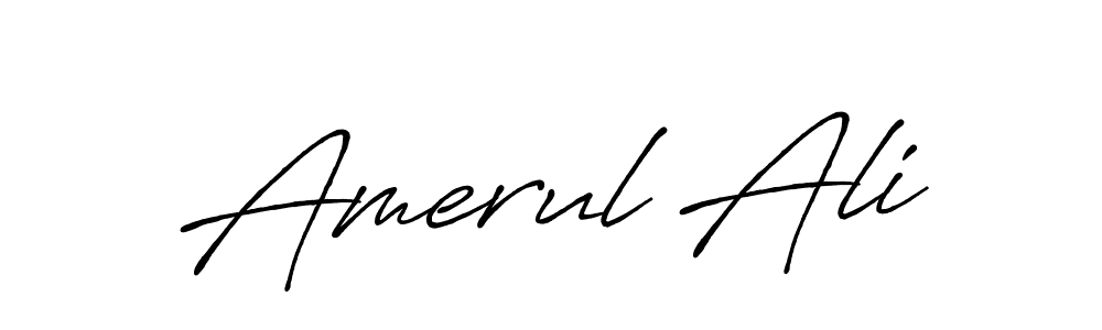 Make a short Amerul Ali signature style. Manage your documents anywhere anytime using Antro_Vectra_Bolder. Create and add eSignatures, submit forms, share and send files easily. Amerul Ali signature style 7 images and pictures png