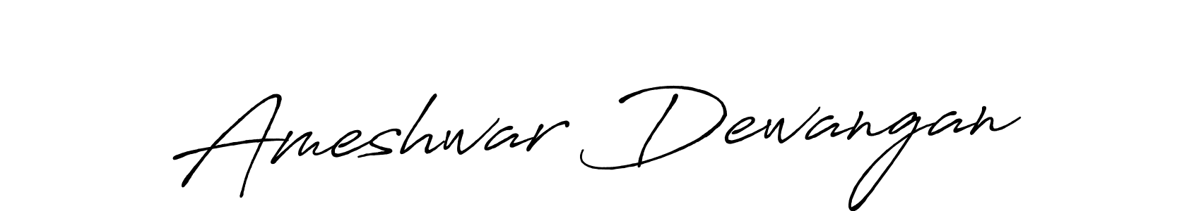 Ameshwar Dewangan stylish signature style. Best Handwritten Sign (Antro_Vectra_Bolder) for my name. Handwritten Signature Collection Ideas for my name Ameshwar Dewangan. Ameshwar Dewangan signature style 7 images and pictures png