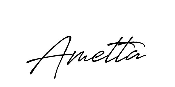 if you are searching for the best signature style for your name Ametta. so please give up your signature search. here we have designed multiple signature styles  using Antro_Vectra_Bolder. Ametta signature style 7 images and pictures png