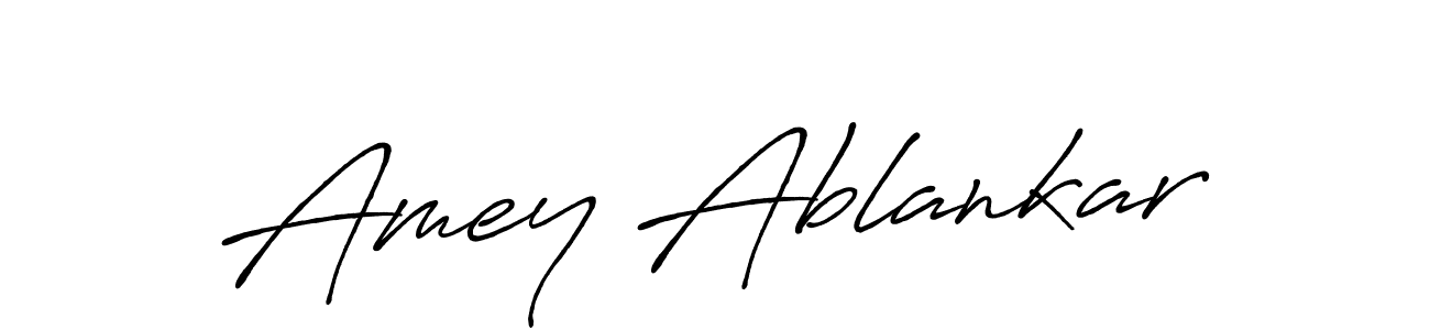 Antro_Vectra_Bolder is a professional signature style that is perfect for those who want to add a touch of class to their signature. It is also a great choice for those who want to make their signature more unique. Get Amey Ablankar name to fancy signature for free. Amey Ablankar signature style 7 images and pictures png