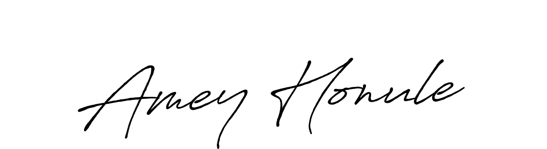 How to make Amey Honule signature? Antro_Vectra_Bolder is a professional autograph style. Create handwritten signature for Amey Honule name. Amey Honule signature style 7 images and pictures png