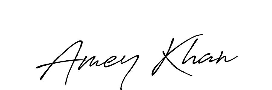 You can use this online signature creator to create a handwritten signature for the name Amey Khan. This is the best online autograph maker. Amey Khan signature style 7 images and pictures png