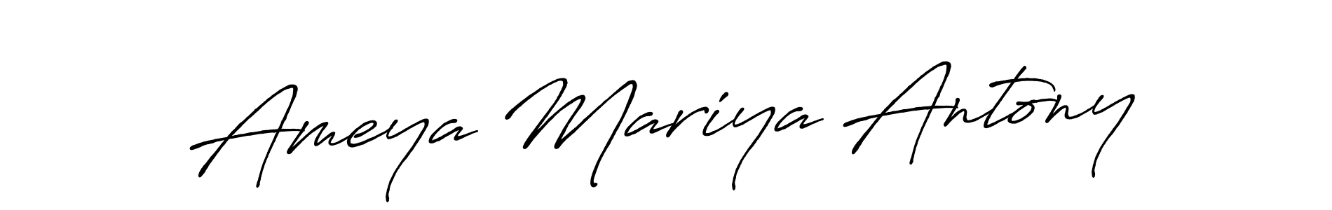 Also You can easily find your signature by using the search form. We will create Ameya Mariya Antony name handwritten signature images for you free of cost using Antro_Vectra_Bolder sign style. Ameya Mariya Antony signature style 7 images and pictures png