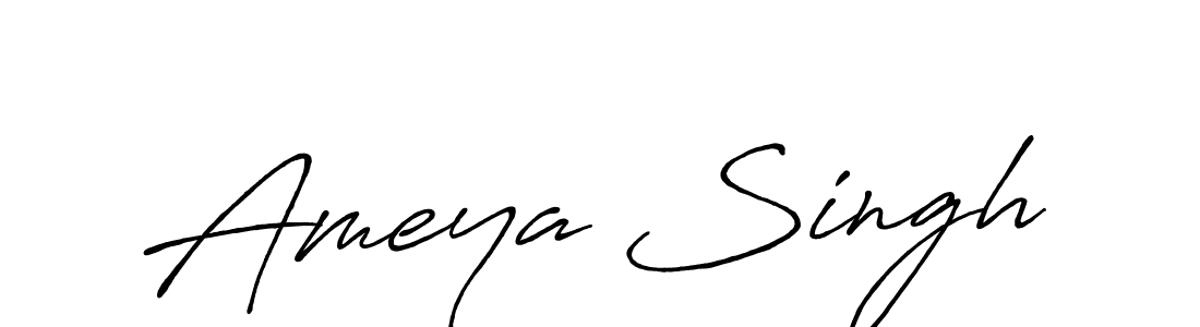 The best way (Antro_Vectra_Bolder) to make a short signature is to pick only two or three words in your name. The name Ameya Singh include a total of six letters. For converting this name. Ameya Singh signature style 7 images and pictures png