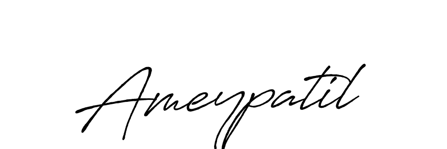 How to make Ameypatil name signature. Use Antro_Vectra_Bolder style for creating short signs online. This is the latest handwritten sign. Ameypatil signature style 7 images and pictures png