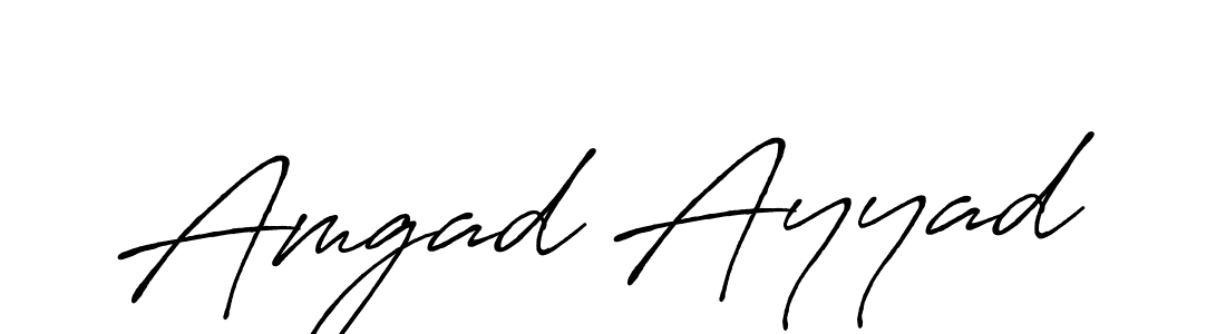 How to make Amgad Ayyad signature? Antro_Vectra_Bolder is a professional autograph style. Create handwritten signature for Amgad Ayyad name. Amgad Ayyad signature style 7 images and pictures png