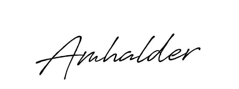 Make a beautiful signature design for name Amhalder. Use this online signature maker to create a handwritten signature for free. Amhalder signature style 7 images and pictures png