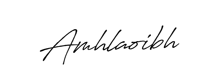 Use a signature maker to create a handwritten signature online. With this signature software, you can design (Antro_Vectra_Bolder) your own signature for name Amhlaoibh. Amhlaoibh signature style 7 images and pictures png