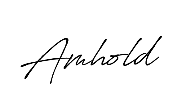 Create a beautiful signature design for name Amhold. With this signature (Antro_Vectra_Bolder) fonts, you can make a handwritten signature for free. Amhold signature style 7 images and pictures png