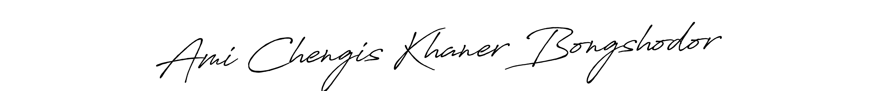 It looks lik you need a new signature style for name Ami Chengis Khaner Bongshodor. Design unique handwritten (Antro_Vectra_Bolder) signature with our free signature maker in just a few clicks. Ami Chengis Khaner Bongshodor signature style 7 images and pictures png