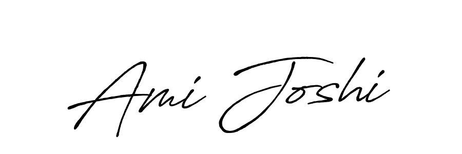 Once you've used our free online signature maker to create your best signature Antro_Vectra_Bolder style, it's time to enjoy all of the benefits that Ami Joshi name signing documents. Ami Joshi signature style 7 images and pictures png