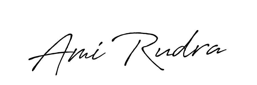 Use a signature maker to create a handwritten signature online. With this signature software, you can design (Antro_Vectra_Bolder) your own signature for name Ami Rudra. Ami Rudra signature style 7 images and pictures png