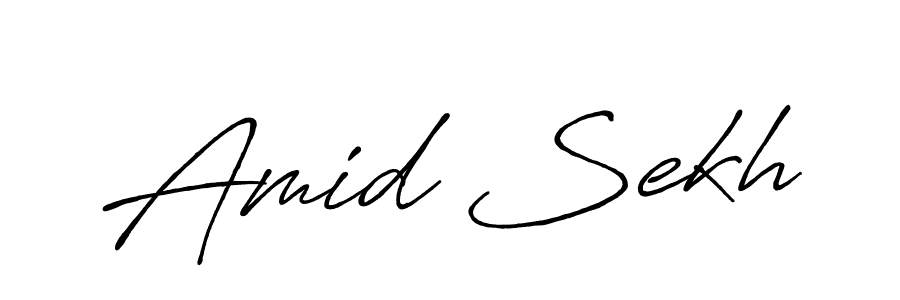You can use this online signature creator to create a handwritten signature for the name Amid Sekh. This is the best online autograph maker. Amid Sekh signature style 7 images and pictures png