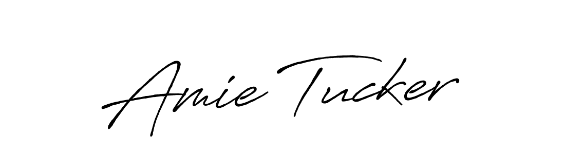 Design your own signature with our free online signature maker. With this signature software, you can create a handwritten (Antro_Vectra_Bolder) signature for name Amie Tucker. Amie Tucker signature style 7 images and pictures png