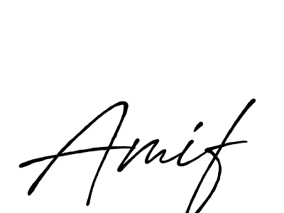 Create a beautiful signature design for name Amif. With this signature (Antro_Vectra_Bolder) fonts, you can make a handwritten signature for free. Amif signature style 7 images and pictures png