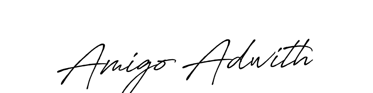 Also You can easily find your signature by using the search form. We will create Amigo Adwith name handwritten signature images for you free of cost using Antro_Vectra_Bolder sign style. Amigo Adwith signature style 7 images and pictures png