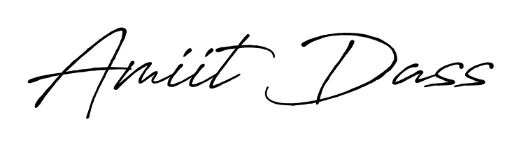 A stylish, flowing autograph style designed for name Amiit Dass using Antro_Vectra_Bolder typography. Perfect for digital creative projects. Amiit Dass signature style 7 images and pictures png